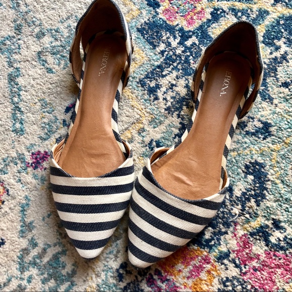 Merona Shoes - Merona Striped Flats 🥿